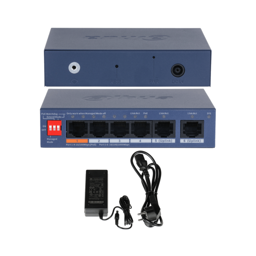 SWITCH DAHUA CS4006-4ET2GT-60