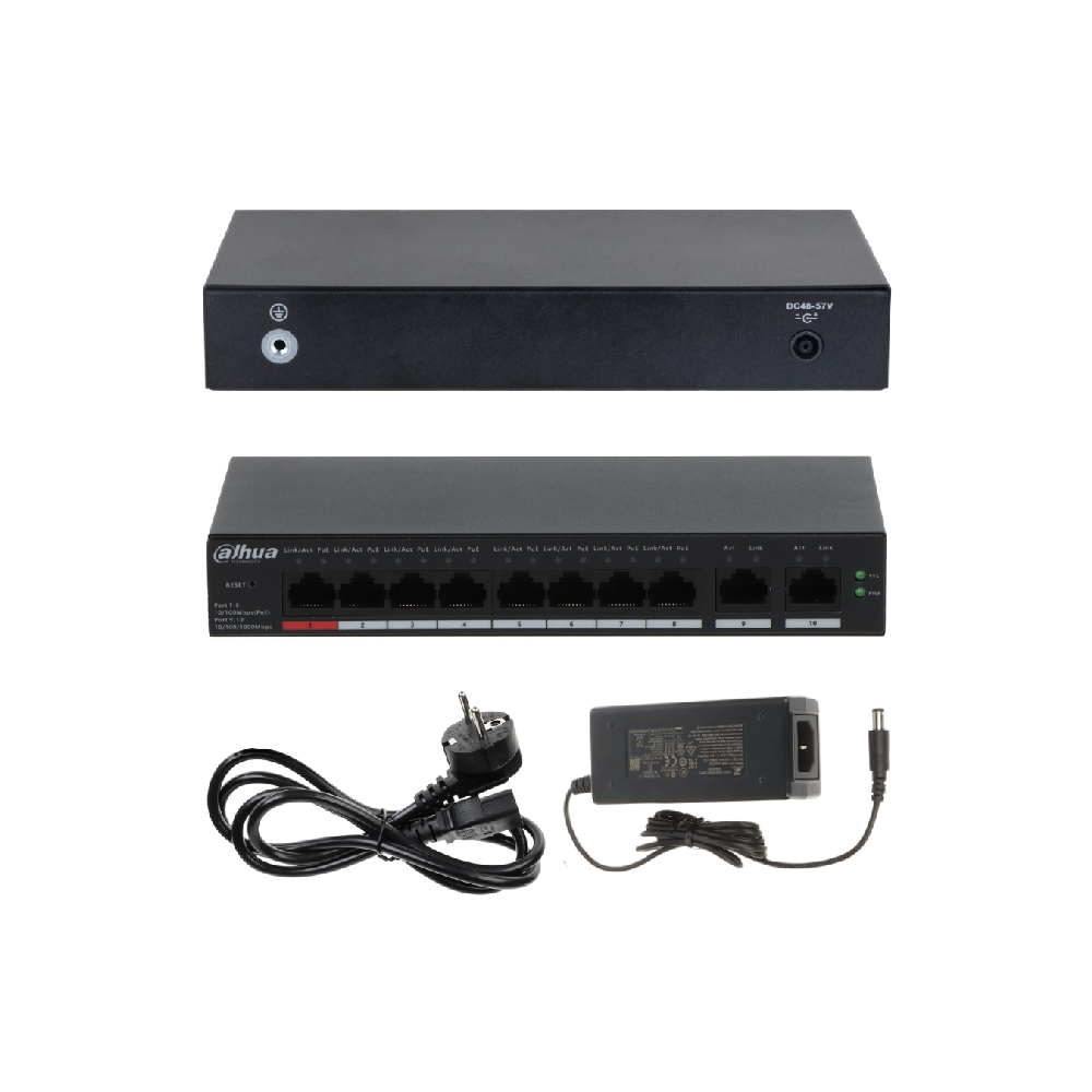 SWITCH POE DAHUA CS4010-8GT-110