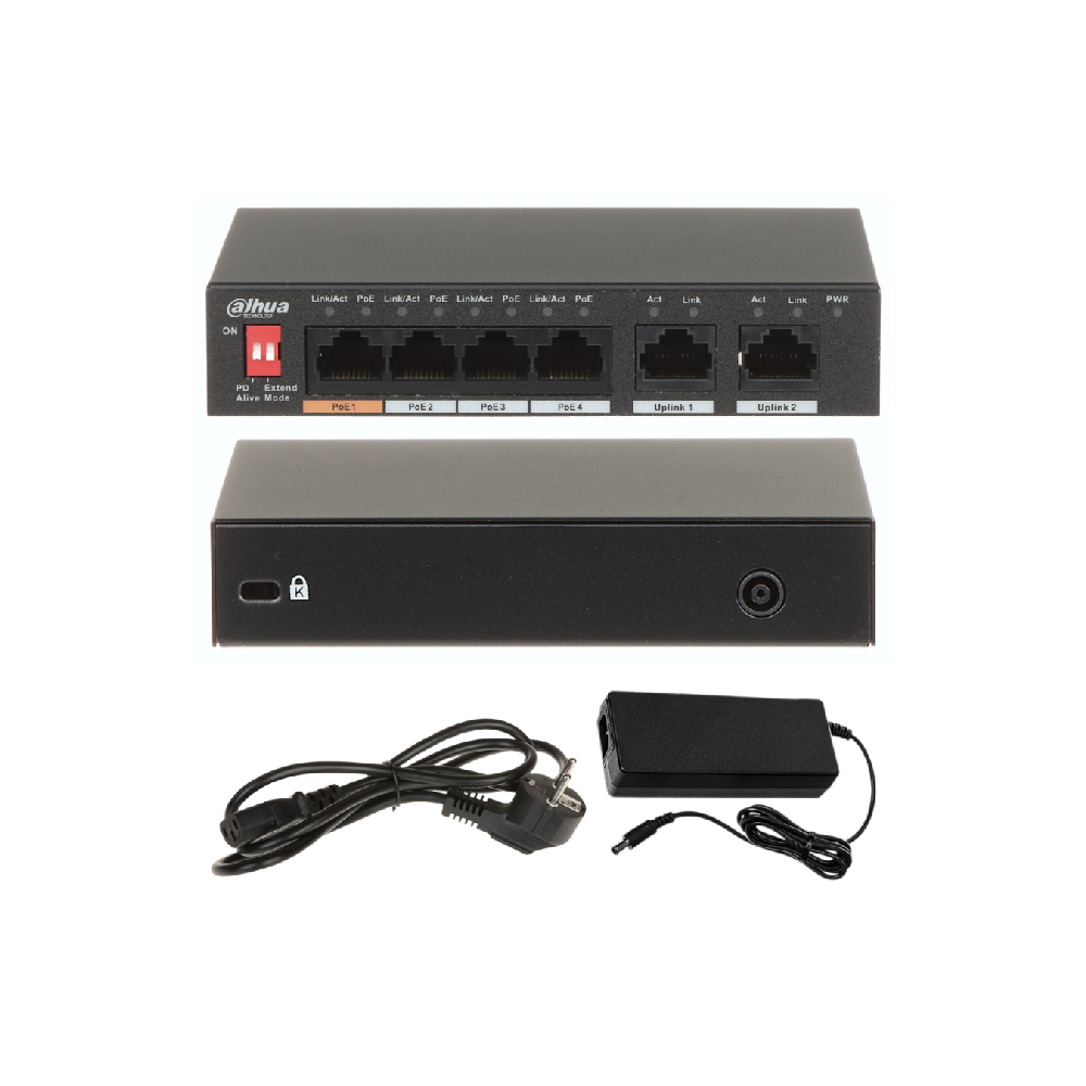 SWITCH POE DAHUA SG1006P