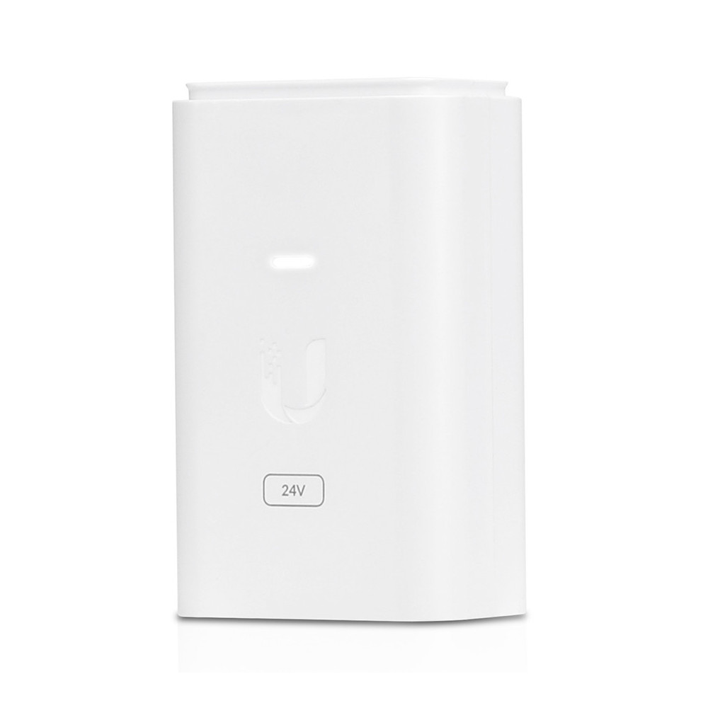 Ubiquiti POE-24-7W-G-WH gigabitowy zasilacz PoE, 24 V, 0.3 A, biały