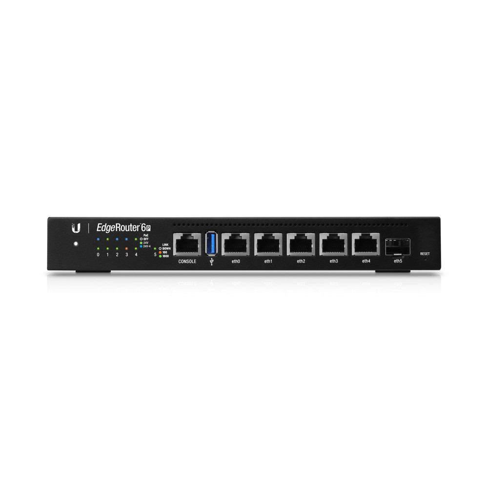 Ubiquiti ER-6P EdgeRouter 5x GE, 5x PoE OUT, 1x SFP