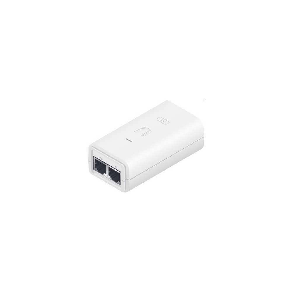 Ubiquiti POE-24-24W-G-WH zasilacz PoE 24V 1A gigabitowy, kolor biały
