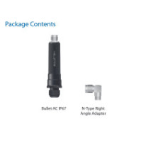 Ubiquiti BulletAC-IP67 radio 2,4 lub 5 GHz, 802.11ac, 1x GE, złącze N (SISO)
