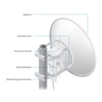 Ubiquiti airFiber 11 Low Band radio z anteną 35 dBi (81 cm)