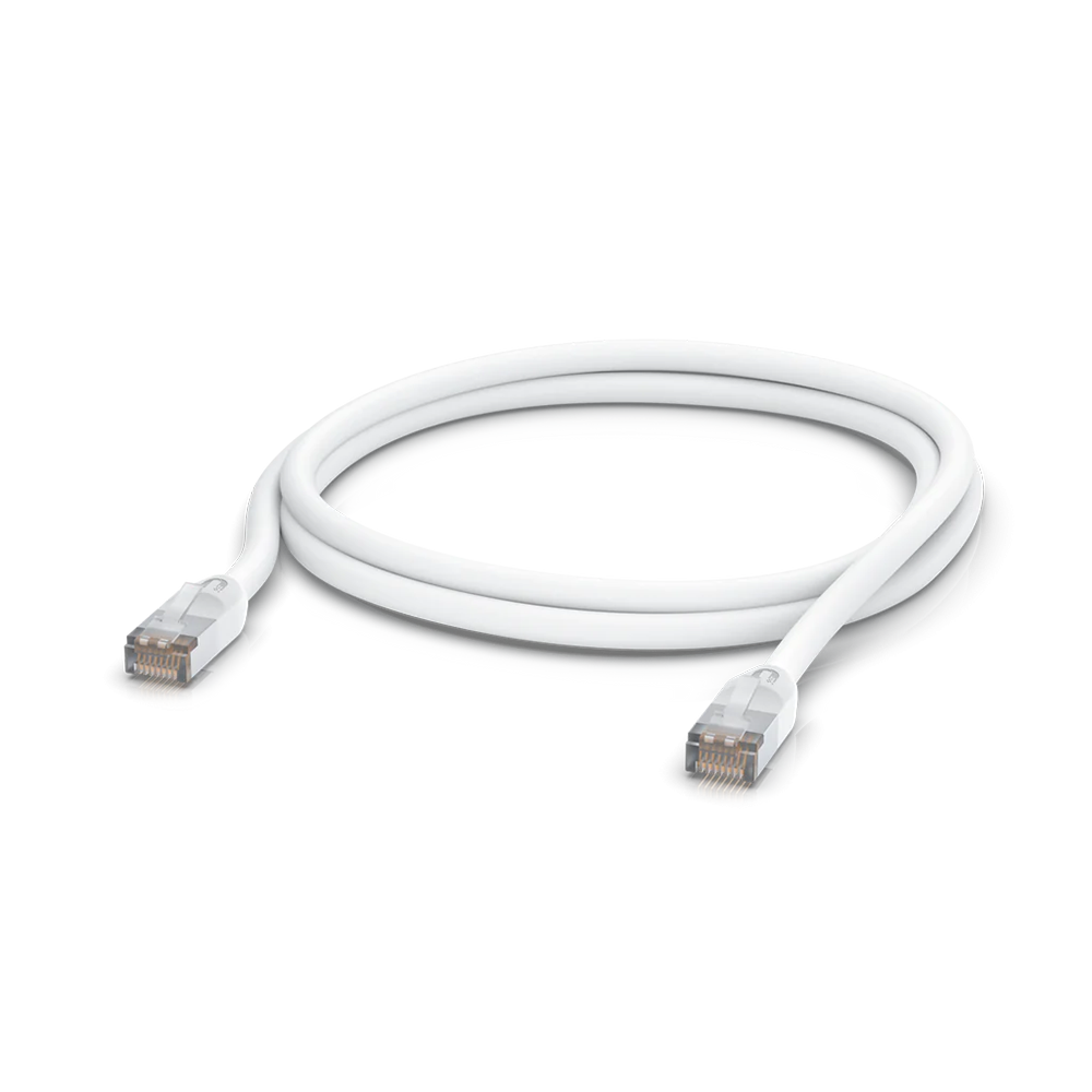 Ubiquiti UACC-Cable-Patch-Outdoor-2M-W patch cord S/UTP (STP) kat. 5e, zewnętrzny, biały, 2 m