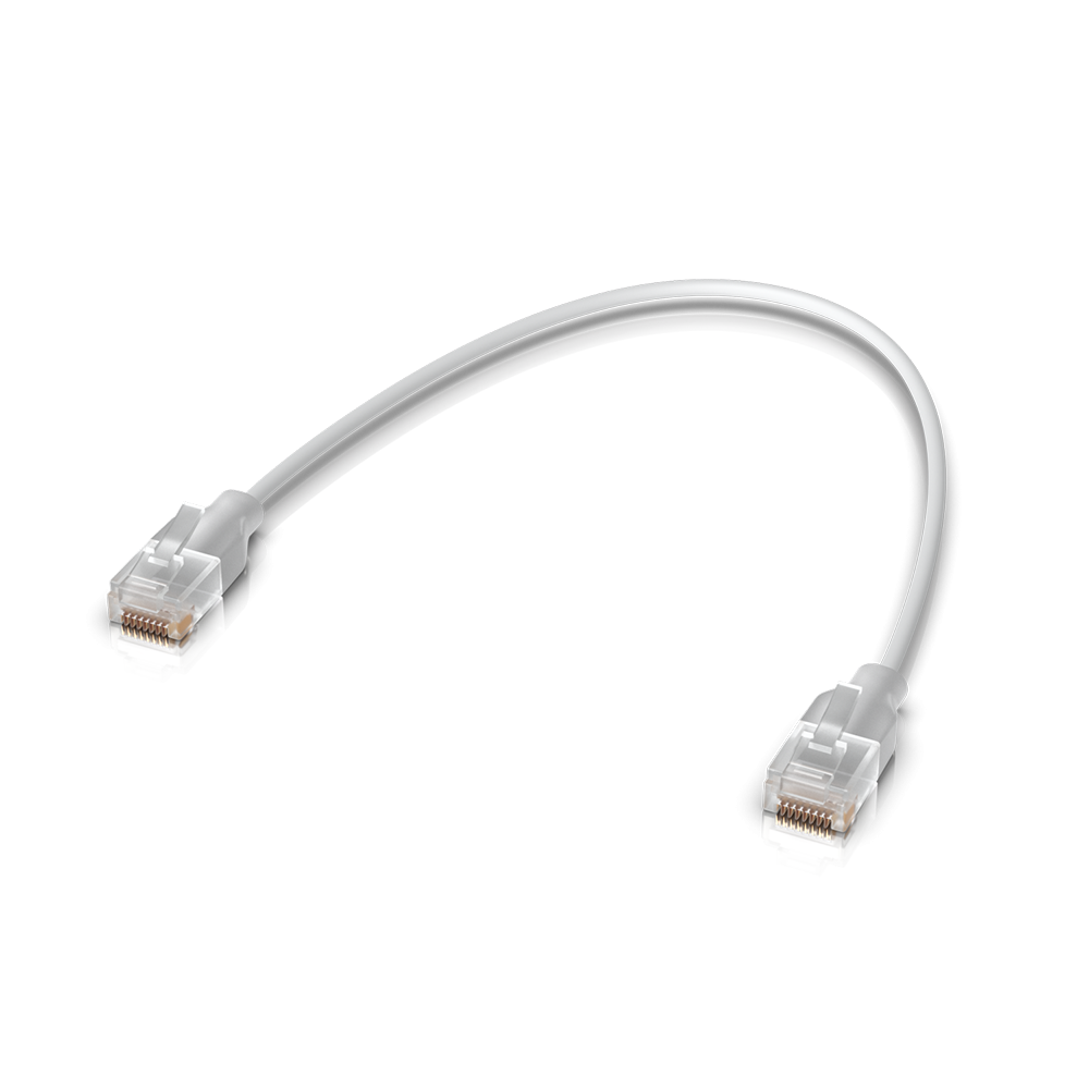 Ubiquiti UniFi Etherlighting patch cord U/UTP kat. 6, 0,15 m, biały