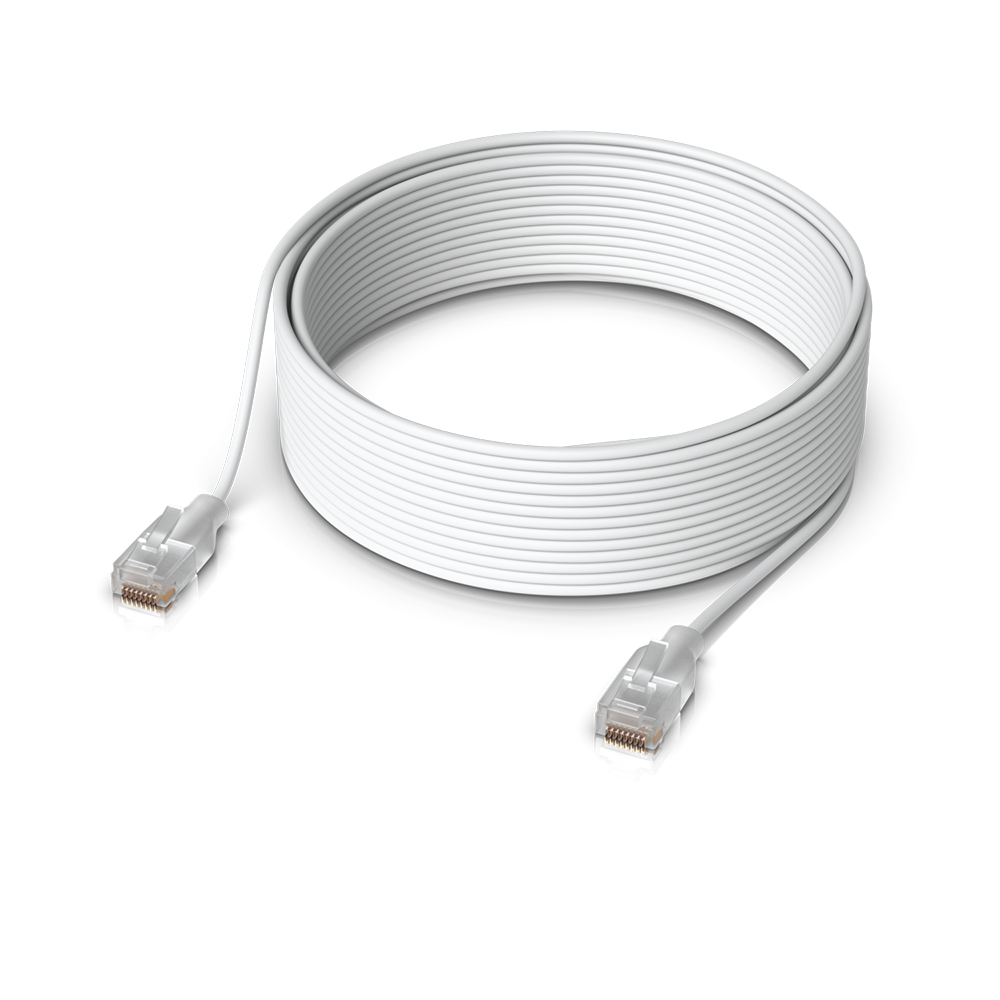 Ubiquiti UniFi Etherlighting patch cord U/UTP kat. 6, 15 m, biały