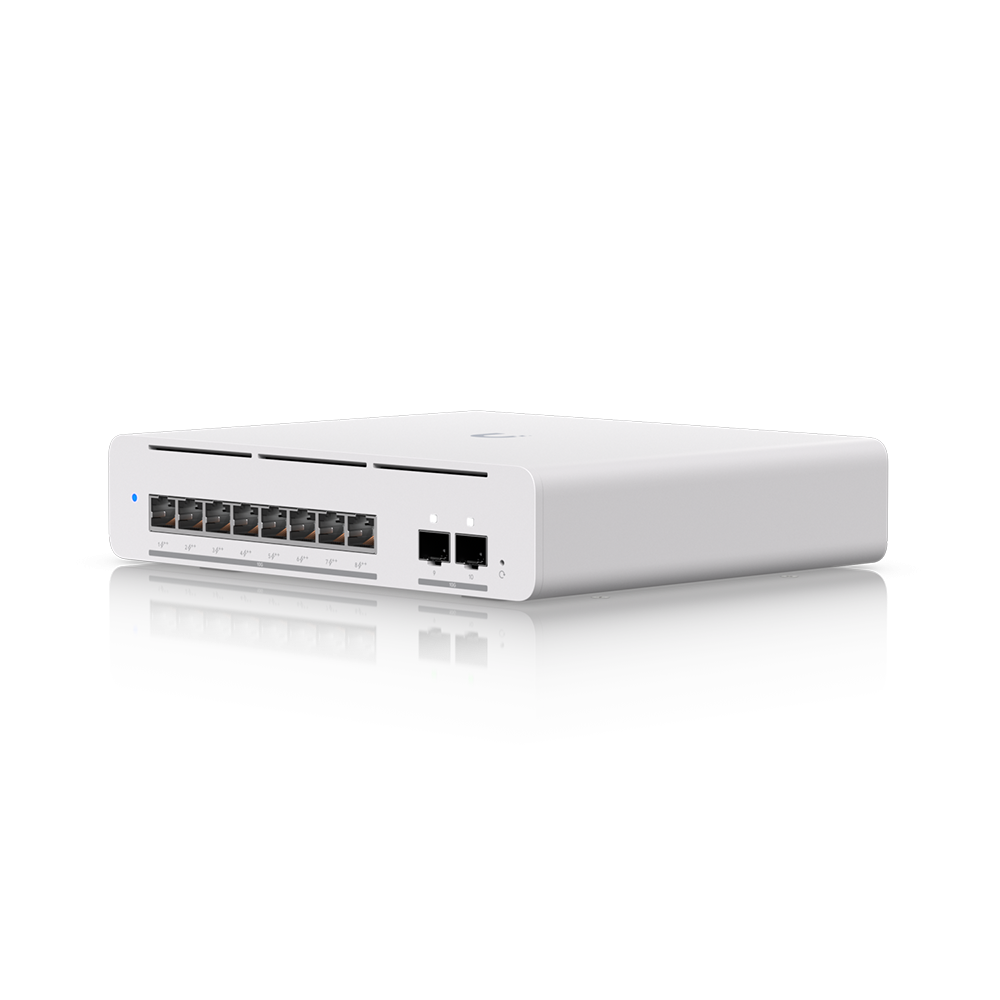Ubiquiti Pro XG 8 PoE switch UniFi L3, 8x 10GE, 2x SFP+, 8x PoE++ (155 W)
