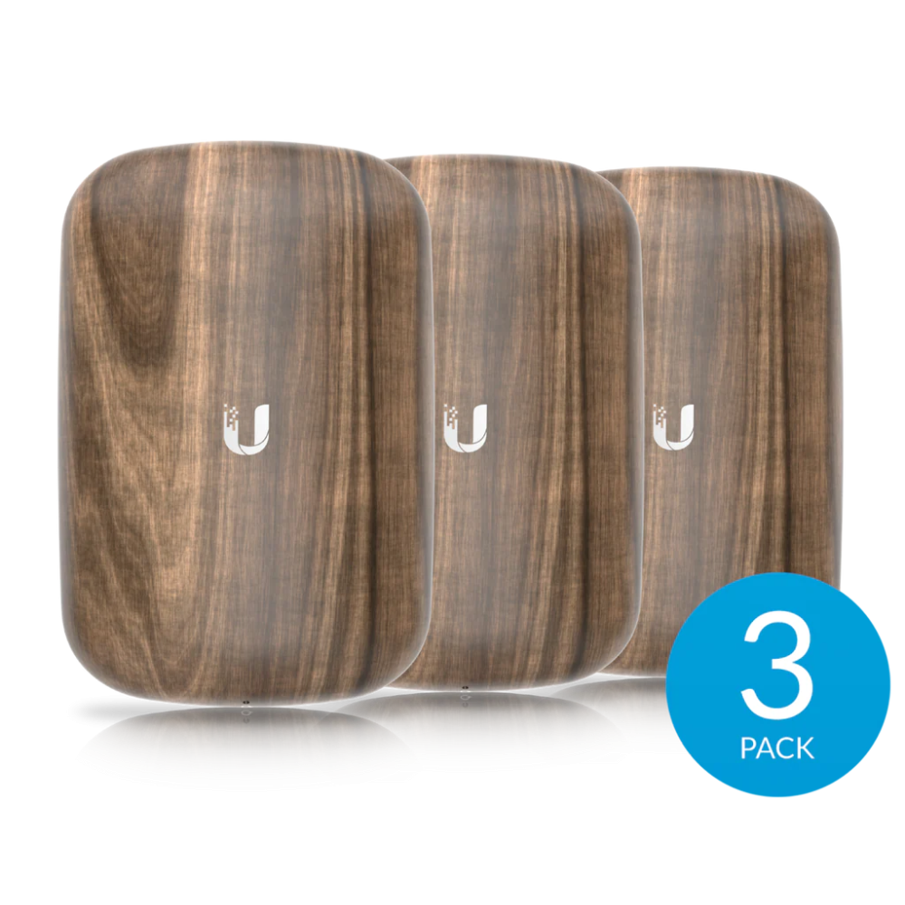 Ubiquiti EXTD-cover-Wood-3 obudowa do UAP-beaconHD i U6-Extender, wzór drewna, 3-pak