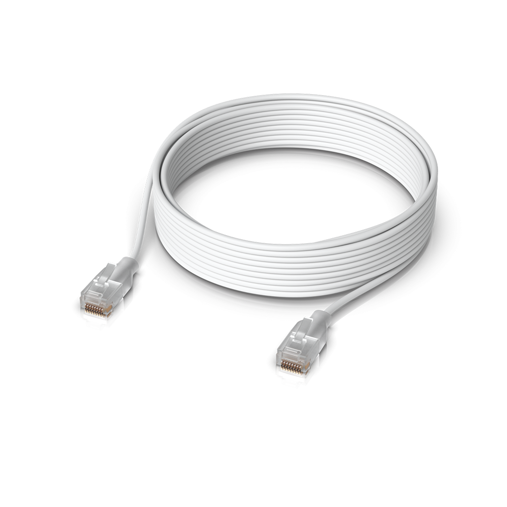 Ubiquiti UniFi Etherlighting patch cord U/UTP kat. 6, 8 m, biały