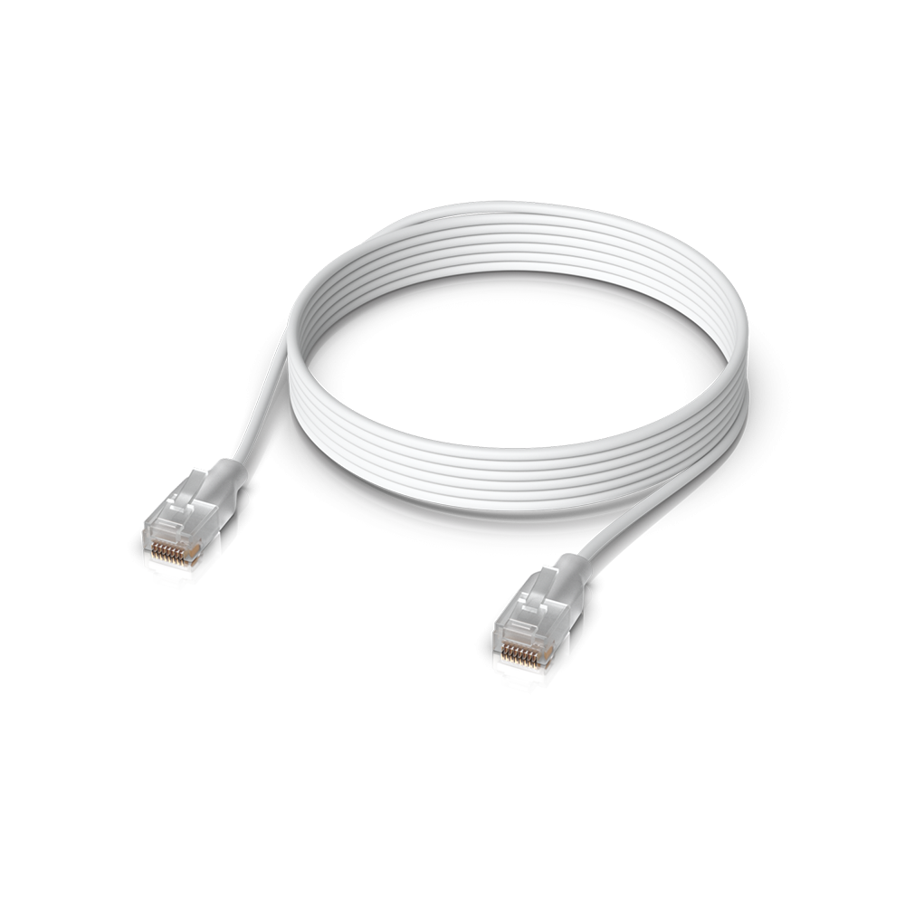 Ubiquiti UniFi Etherlighting patch cord U/UTP kat. 6, 3 m, biały