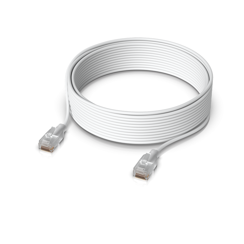 Ubiquiti UniFi Etherlighting patch cord U/UTP kat. 6, 12 m, biały