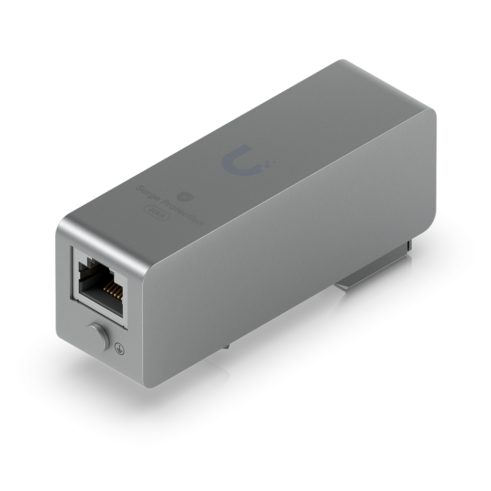 Ubiquiti zabezpieczenie przepięciowe na szynę DIN, do 10 Gb/s, 20 kA