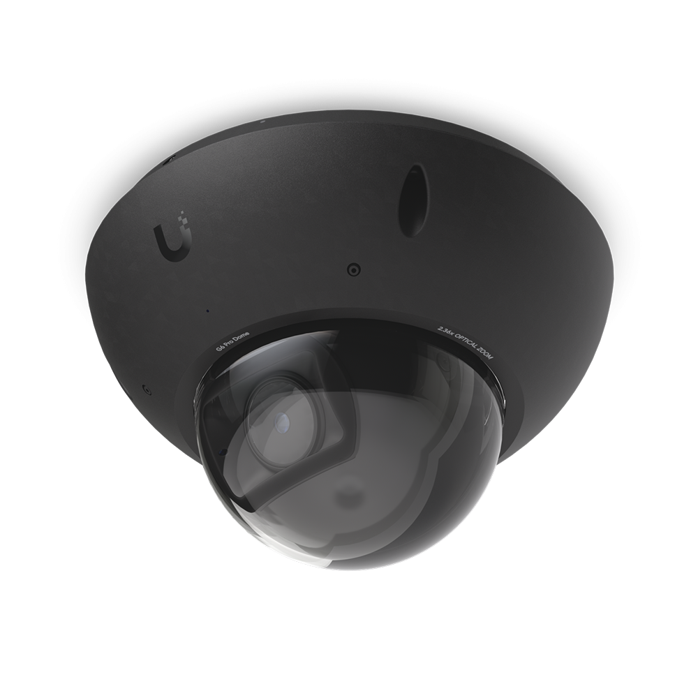 Ubiquiti G6 Pro Dome zewnętrzna kamera IP 8 Mpix (4K), zoom optyczny, PoE, mikrofon, IK10, microSD, czarna