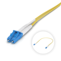 Ubiquiti patch cord światłowodowy LC/UPC - LC/UPC, OS2, SM, Duplex, 0,5 m (50-pak)
