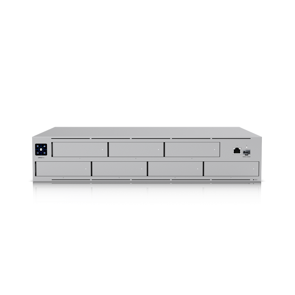 Ubiquiti UNAS Pro serwer NAS 2U 7x 2.5/3.5", 1x GE, 1x SFP+