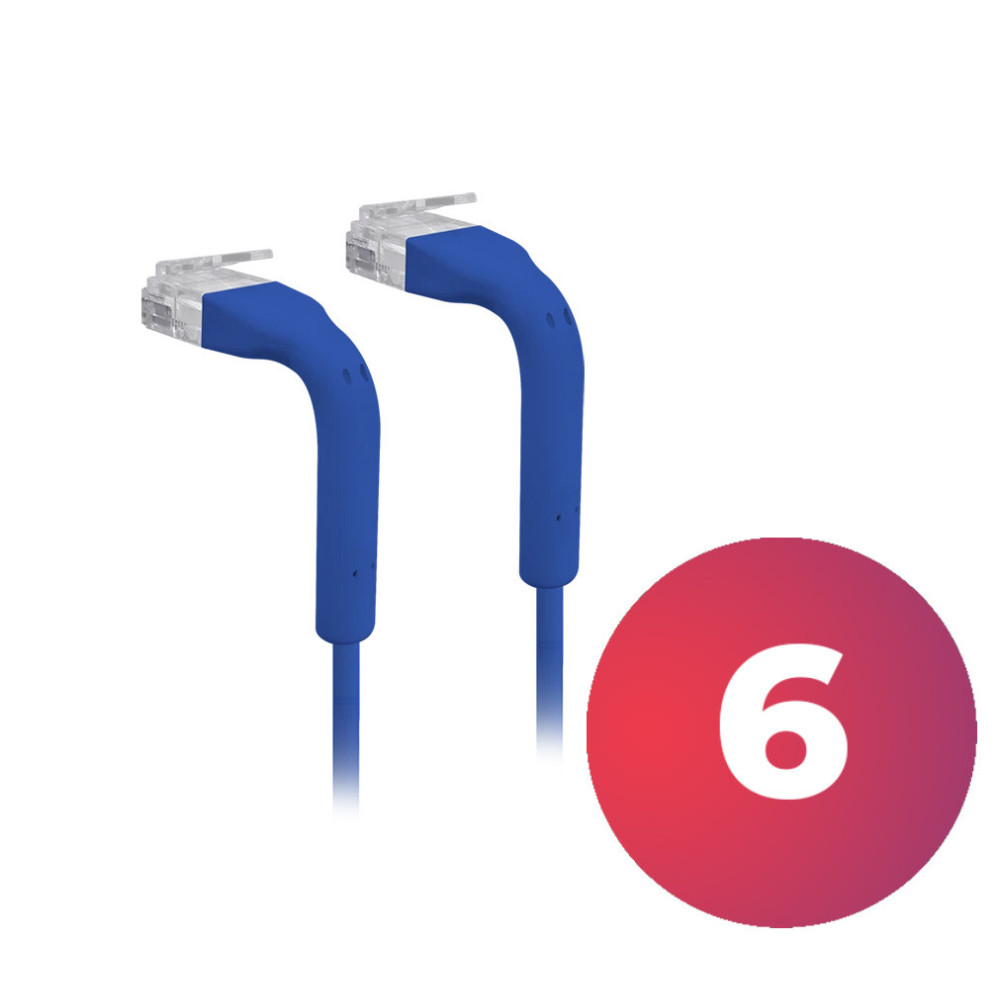 Ubiquiti UC-PATCH-RJ45-BL UniFi Ethernet patchcord kat. 6, 0,1m, niebieski