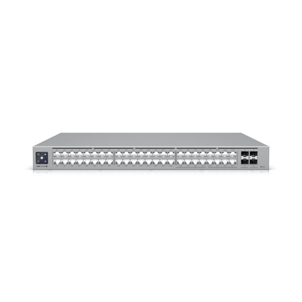 Ubiquiti USW-Pro-Max-48-PoE UniFi switch Pro Max 32x GE, 16x 2.5GE, 4x SFP+, 16x PoE++, 32x PoE+, 720 W