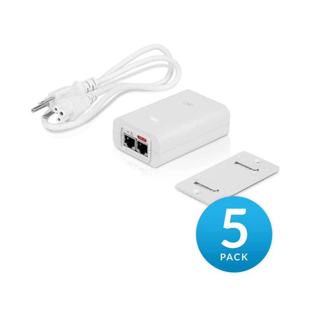 Ubiquiti POE-24-24W-5 zasilacz PoE 24 V / 1 A, 24 W, 5-pak