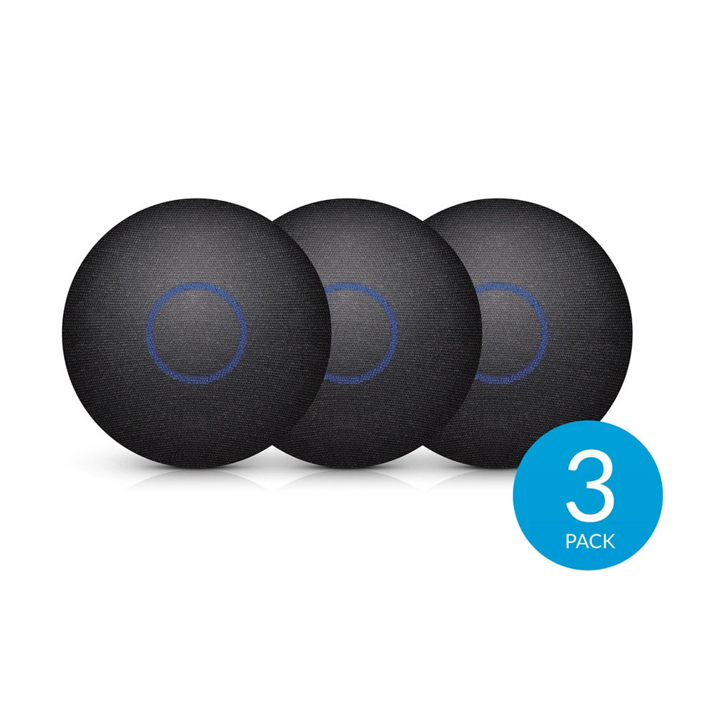 Ubiquiti nHD-cover-Fabric-3 obudowa do UniFi nanoHD / U6-Lite, wzór czarnej tkaniny, 3-pak