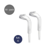 Ubiquiti UniFi Patch Cable patch cord Ethernet kat. 6, 0,1 m, biały (50-pak)