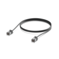 Ubiquiti zewnętrzny patch cord F/UTP kat. 6A, 1 m, czarny