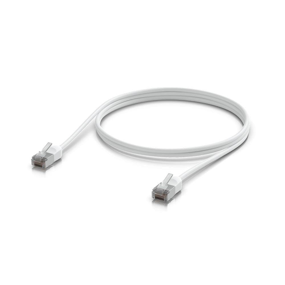 Ubiquiti zewnętrzny patch cord F/UTP kat. 6A, 1 m, biały