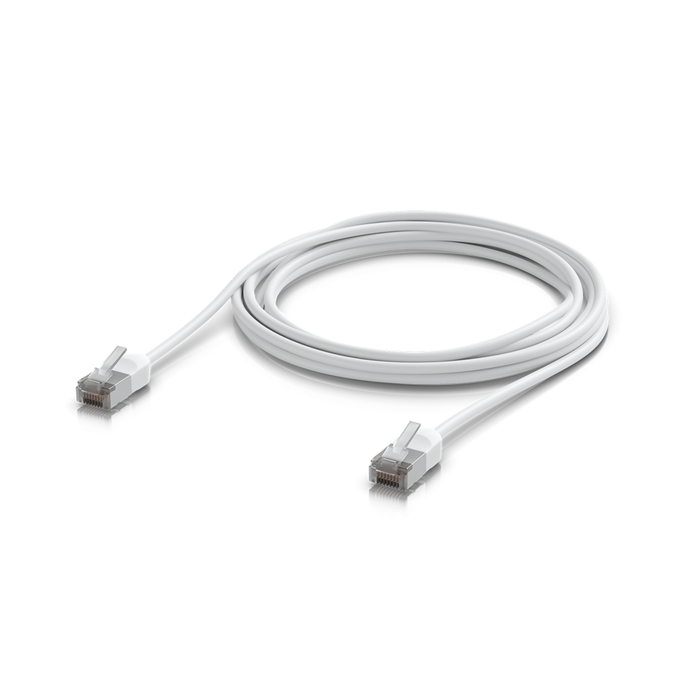 Ubiquiti zewnętrzny patch cord F/UTP kat. 6A, 3 m, biały