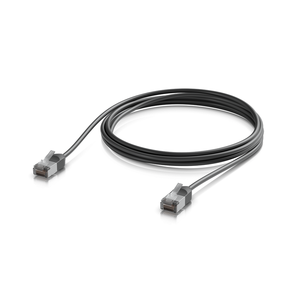 Ubiquiti zewnętrzny patch cord F/UTP kat. 6A, 2 m, czarny