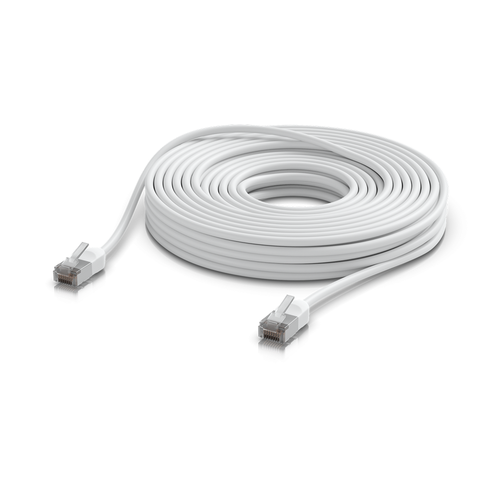 Ubiquiti zewnętrzny patch cord F/UTP kat. 6A, 15 m, biały