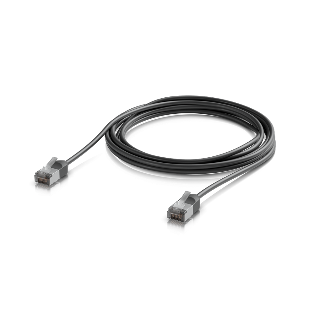 Ubiquiti zewnętrzny patch cord F/UTP kat. 6A, 3 m, czarny