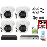 Zestaw monitoringu do domu, firmy Dahua 4w1C4KD5HD