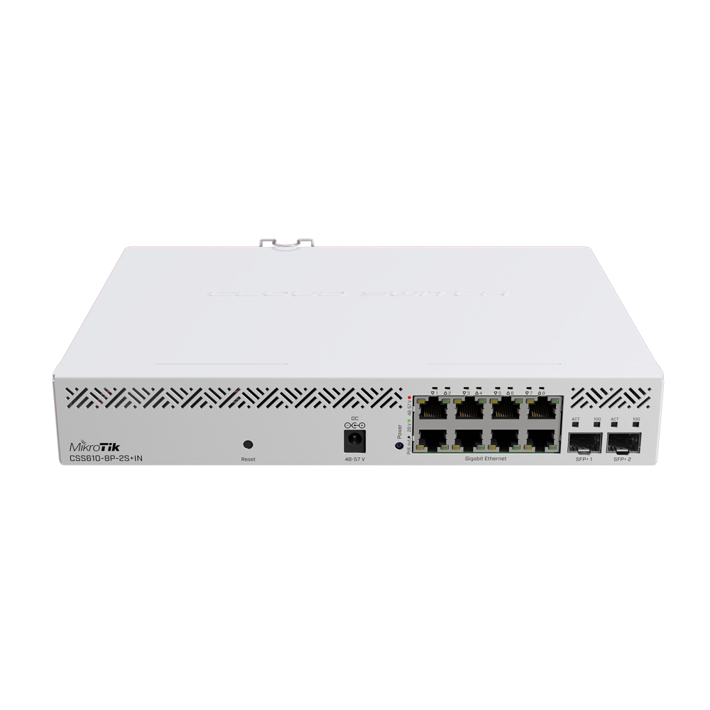 MIKROTIK ROUTERBOARD CSS610-8P-2S+IN
