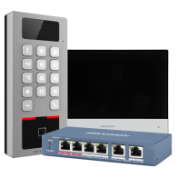 Zestaw wideodomofonu z funkcją kontroli dostępu HIKVISION