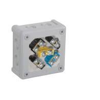 Puszka natynkowa z zaciskami 12 wlotów VIPLAST VP-41 SZARA IP55 98x98x42mm 041-53