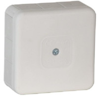 Puszka natynkowa pusta 12 wlotów VIPLAST VP-31 BIAŁA IP55 85x85x37mm 031-01