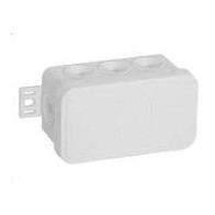 Puszka natynkowa pusta 8 wlotów VIPLAST V8 klik BIAŁA IP54 80x45x41mm 038-01