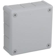 Puszka natynkowa pusta 12 wlotów VIPLAST VP-51 SZARA IP55 118x118x46mm 051-03