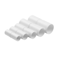 Złączka do rur elektroinstalacyjnych sztywna, prosta BIAŁY ZPL-25 (1szt.)