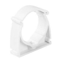 Uchwyt do rur elektroinstalacyjnych zamykany BIAŁY UZE-32 (1szt.)