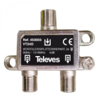 Rozgałęźnik antenowy rtv 2-drożny F2D 453003 TELEVES