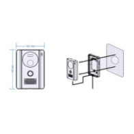 PANEL ZEW. COMMAX Z KAM. DRC-4G DARK GREY